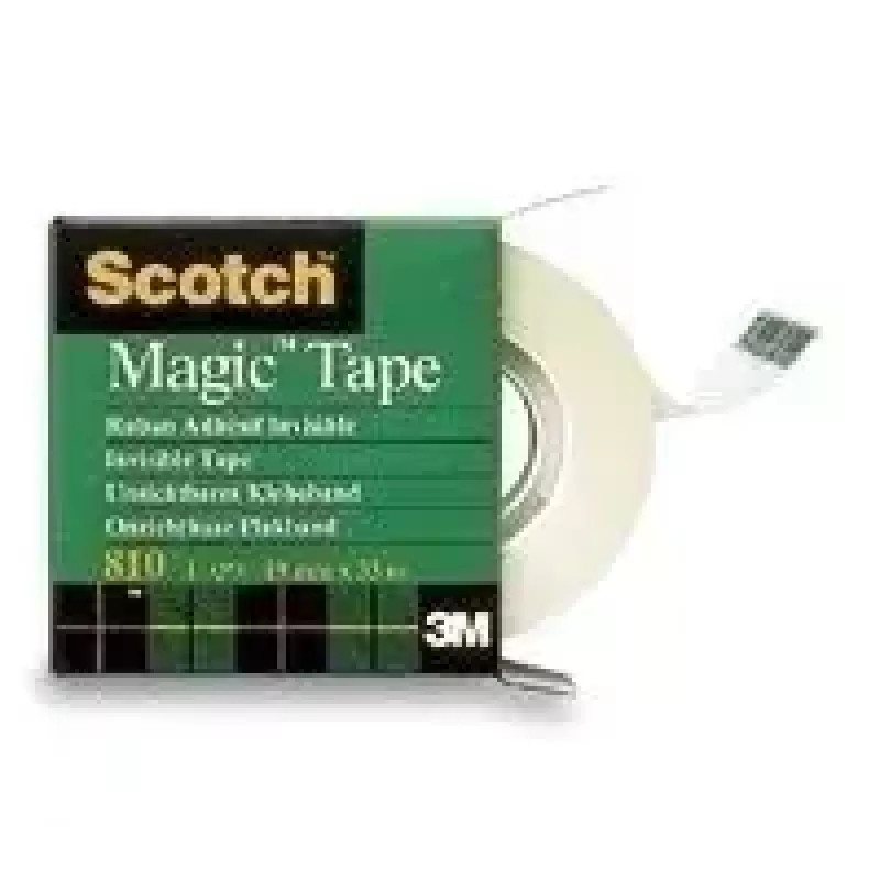 Scotch Magic Tape 810 66m papel fibroso