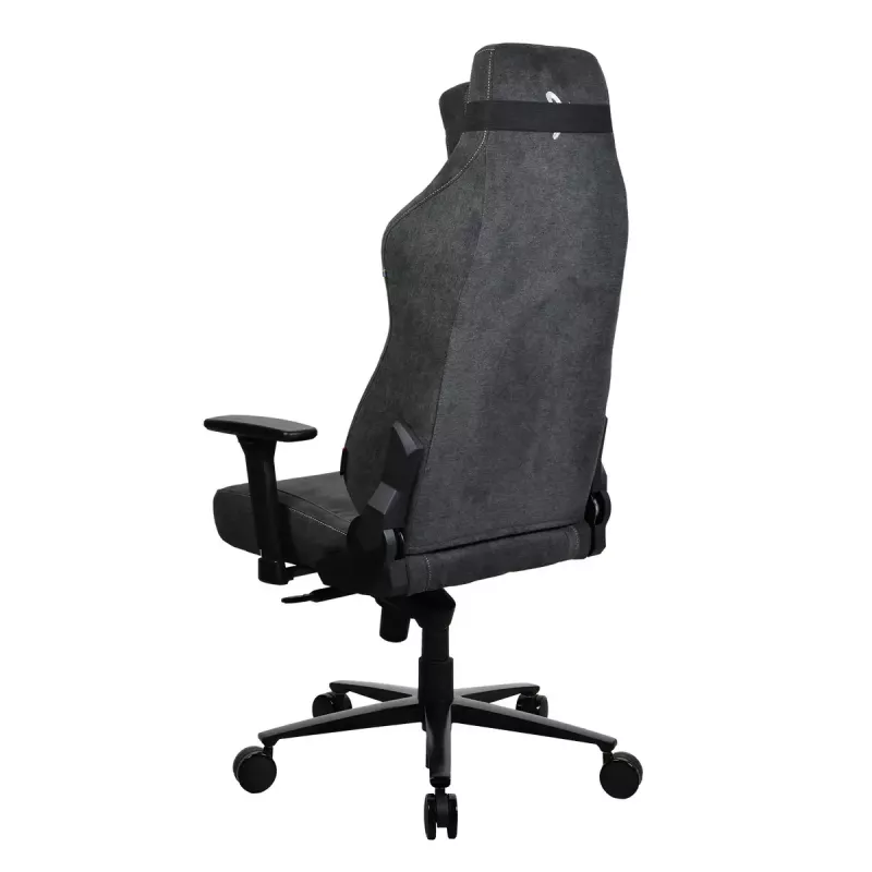 Cadeira gaming Arozzi Vernazza XL Softfabric cinzento-escuro design ergonómico