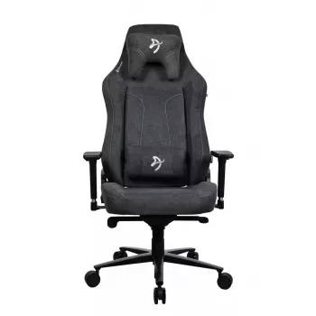 Cadeira gaming Arozzi Vernazza XL Softfabric cinzento-escuro design ergonómico