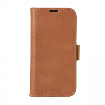 Capa folio dbramante1928 Copenhagen iPhone 16 Tan 3 bolsos para cartões