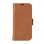 Capa folio dbramante1928 Copenhagen iPhone 16 Tan 3 bolsos para cartões