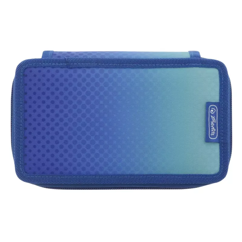 Herlitz TriCase Dip Dye 31 peças azul turquesa poliéster 190x115x70 mm