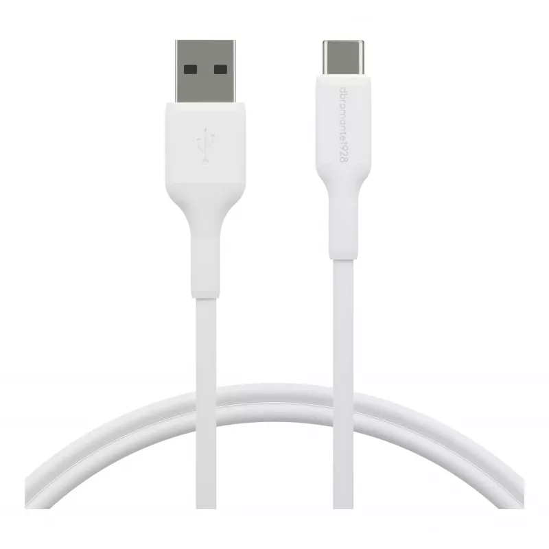 dbramante1928 re-charge – cabo 1 m USB-A para USB-C – W, 1 m, USB A, USB C, USB 2.0, 0,48 Gbit/s, branco