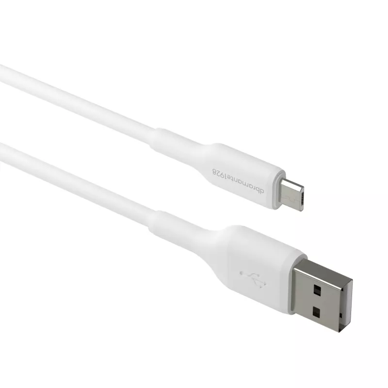 dbramante1928 re-charge – cabo 1 m USB-A – Micro-USB – W, 1 m, USB A, Micro-USB A, USB 2.0, 0,48 Gbit/s, branco