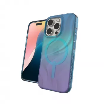ZAGG Cases Milan Snap Apple iPhone 16 Pro Deep Aurora, capa, Apple, iPhone 16 Pro, 16 cm (6,3 polegadas), azul, roxo