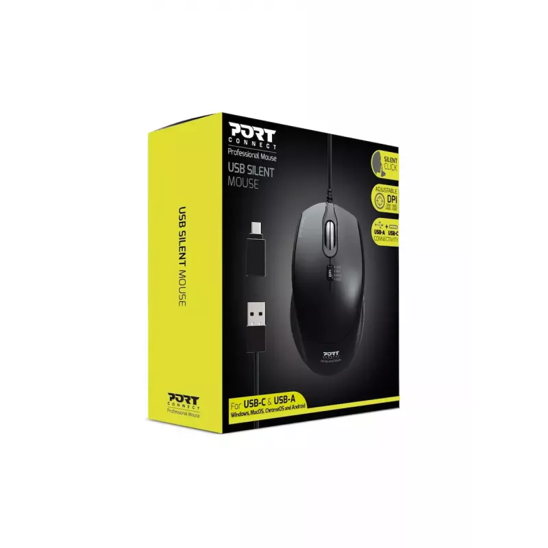 Rato Port Designs 900711 destro USB Type-A