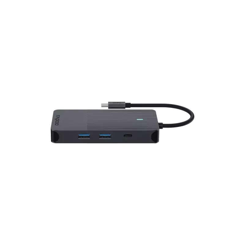 Placa/adaptador de interfaces Rapoo UCM-2005 3,5 mm DisplayPort HDMI RJ-45 USB 3.2 Gen 1 USB Type-C