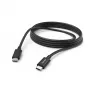Cabo de carregamento Hama, USB-C - USB-C, 3 m, preto