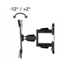 Suporte de parede para TV Hama, orientável, inclinável, extensível, 191 cm (75