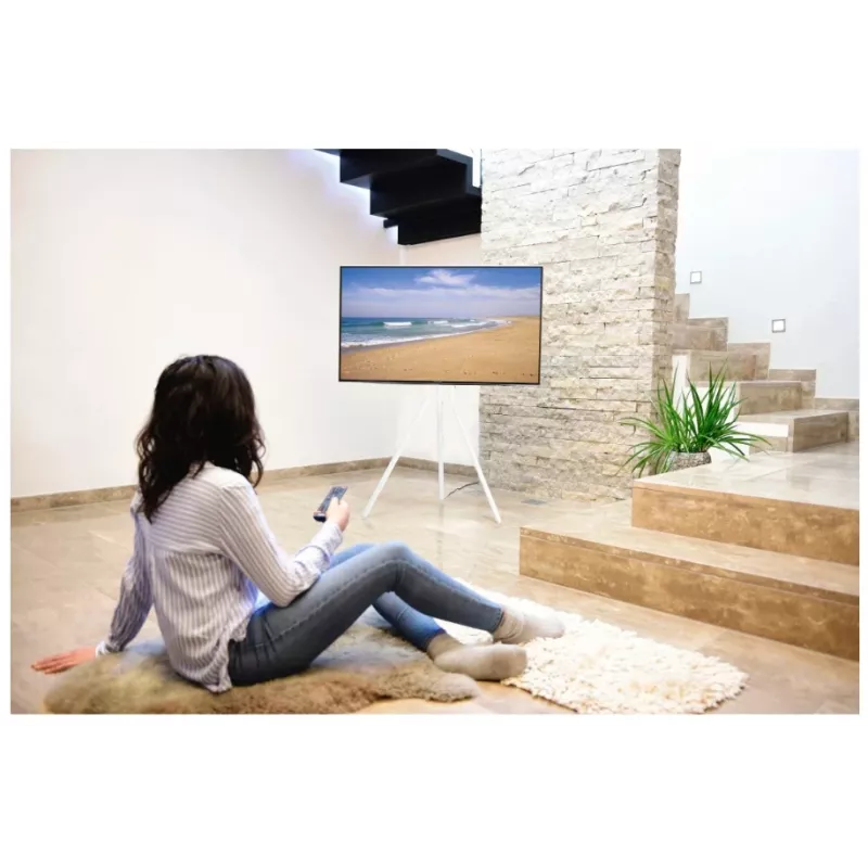 Suporte/base para TV Hama 00220871 190,5 cm (75 inch) branco