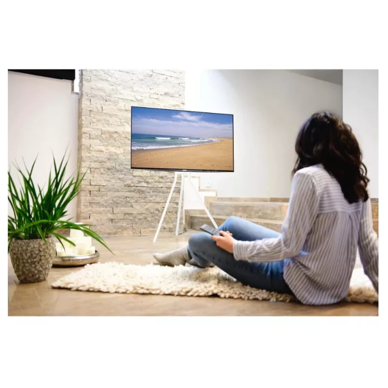 Suporte/base para TV Hama 00220871 190,5 cm (75 inch) branco