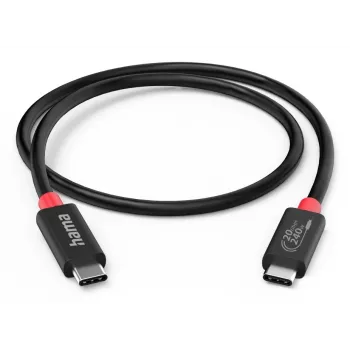 Hama cabo USB-C USB4 Gen2 20 Gbit/s, E-Marker, 5 A, 240 W, 2 m
