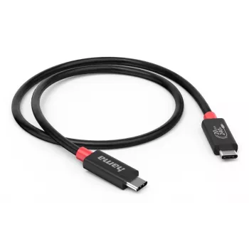 Hama cabo USB-C USB4 Gen2 20 Gbit/s, E-Marker, 5 A, 240 W, 2 m
