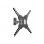 Suporte de parede para TV Equip 23-55 polegadas Full-Motion, 100 x 100 mm, 400 x 400 mm, -8 - 5°, -90 - 90°, aço inoxidável, preto