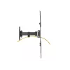 Suporte de parede para TV Equip 23-55 polegadas Full-Motion, 100 x 100 mm, 400 x 400 mm, -8 - 5°, -90 - 90°, aço inoxidável, preto
