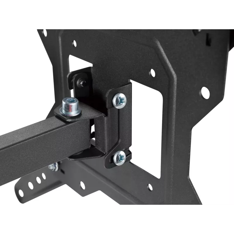 Suporte de parede para TV Equip 23-55 polegadas Full-Motion, 100 x 100 mm, 400 x 400 mm, -8 - 5°, -90 - 90°, aço inoxidável, preto