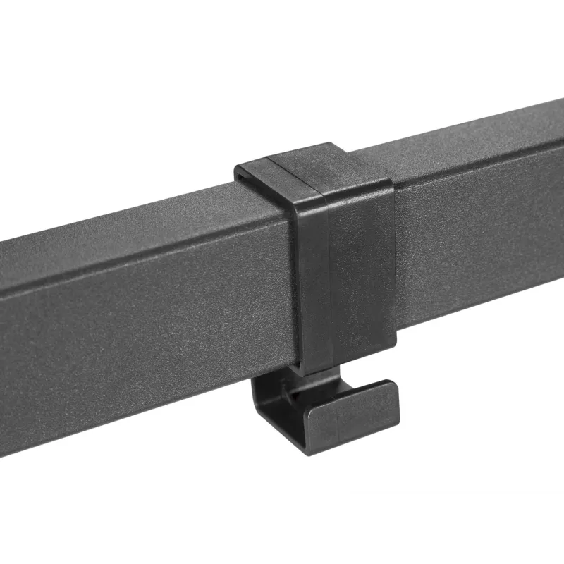 Suporte de parede para TV Equip 23-55 polegadas Full-Motion, 100 x 100 mm, 400 x 400 mm, -8 - 5°, -90 - 90°, aço inoxidável, preto