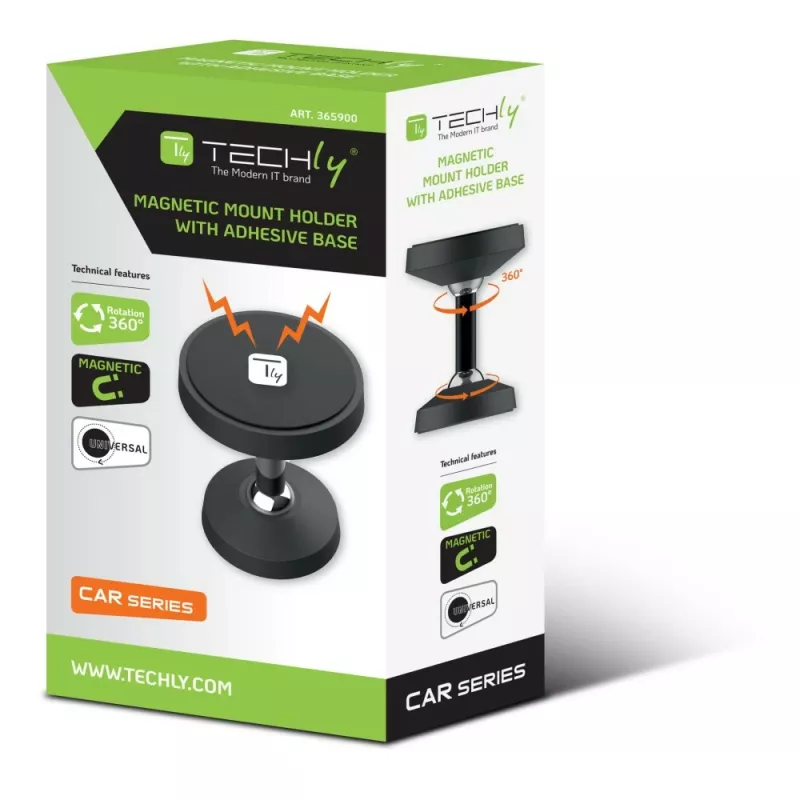 Suporte Techly I-SMART-UNI7 passivo para telemóvel/smartphone preto