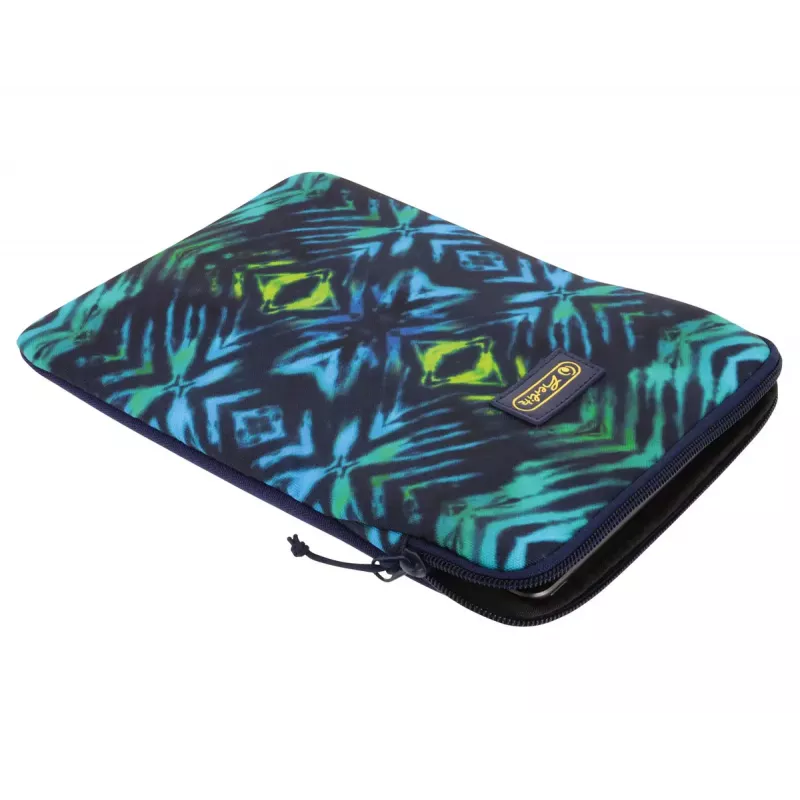 Capa Herlitz New Batik 26,7 cm preto azul verde
