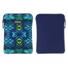 Capa Herlitz New Batik 26,7 cm preto azul verde