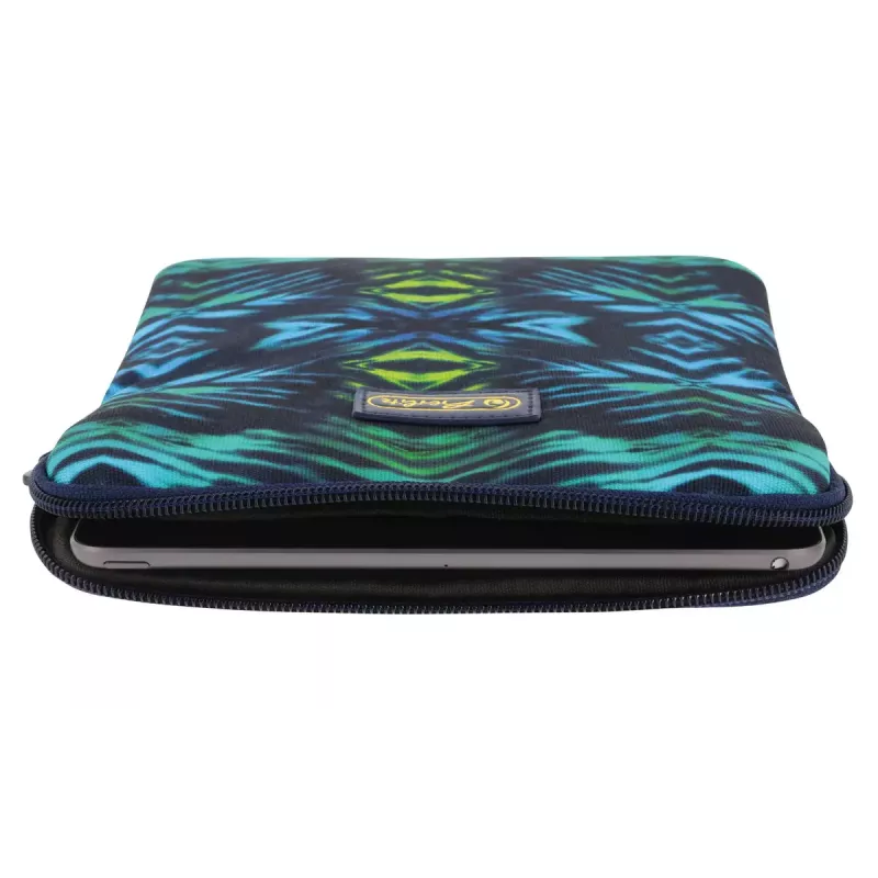 Capa Herlitz New Batik 26,7 cm preto azul verde