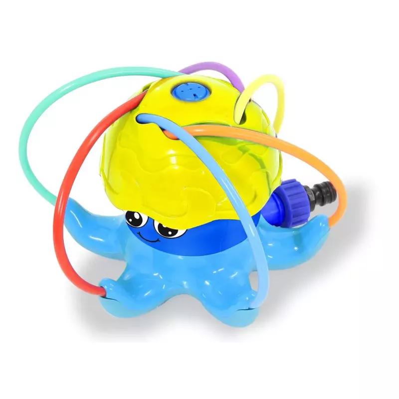 Aspersor de água Jamara Mc Fizz Oktopus redondo azul amarelo 3+ anos