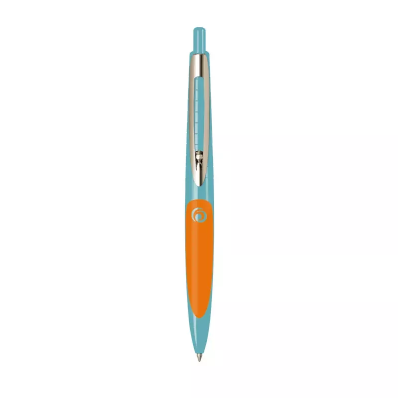 Caneta de clip com mecanismo retrátil Herlitz my.pen azul