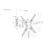 Suporte de parede para TV totalmente articulado Equip 23 inch–55 inch