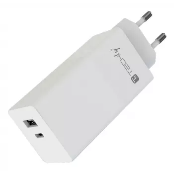 Carregador móvel Techly IPW-PD100W-WH powerbank, smartphone, tablet, universal branco AC carregamento rápido interior