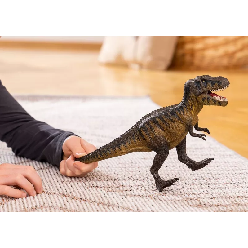 schleich Dinosaurs Tarbosaurus, 4 ano(s), conquistar o mundo, dinossauros e vulcão, castanho, plástico