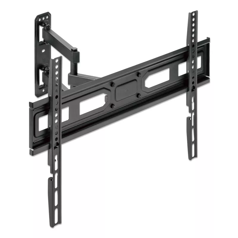 Suporte de parede Manhattan para TV e monitores (Full Motion), para ecrãs de 32 inch a 65 inch, compatibilidade VESA: todos entre 100x100 mm e 600x400 mm - verifique as dimensões dos quatro orifícios de montagem na parte traseira do ecrã para garantir que encaixam, máx. 35 kg, preto, suporte, garantia vitalícia