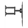 Suporte de parede Manhattan para TV e monitores (Full Motion), para ecrãs de 32 inch a 65 inch, compatibilidade VESA: todos entre 100x100 mm e 600x400 mm - verifique as dimensões dos quatro orifícios de montagem na parte traseira do ecrã para garantir que encaixam, máx. 35 kg, preto, suporte, garantia vitalícia