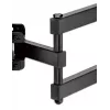 Suporte de parede Manhattan para TV e monitores (Full Motion), para ecrãs de 32 inch a 65 inch, compatibilidade VESA: todos entre 100x100 mm e 600x400 mm - verifique as dimensões dos quatro orifícios de montagem na parte traseira do ecrã para garantir que encaixam, máx. 35 kg, preto, suporte, garantia vitalícia