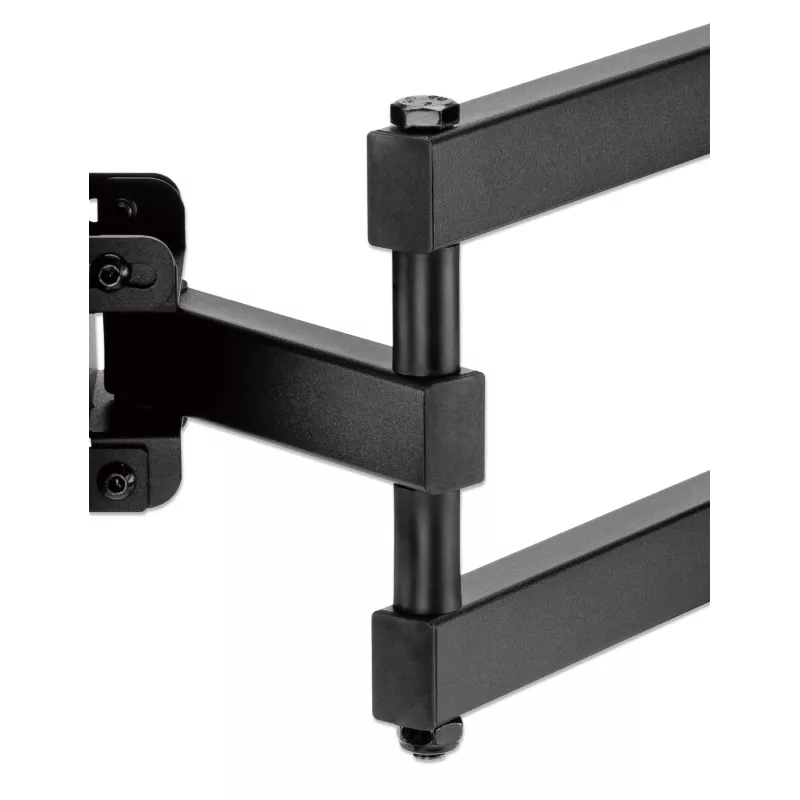 Suporte de parede Manhattan para TV e monitores (Full Motion), para ecrãs de 32 inch a 65 inch, compatibilidade VESA: todos entre 100x100 mm e 600x400 mm - verifique as dimensões dos quatro orifícios de montagem na parte traseira do ecrã para garantir que encaixam, máx. 35 kg, preto, suporte, garantia vitalícia
