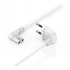 Cabo de alimentação Hama 00221102 branco 5 m ficha de rede Type-C conector fêmea C7