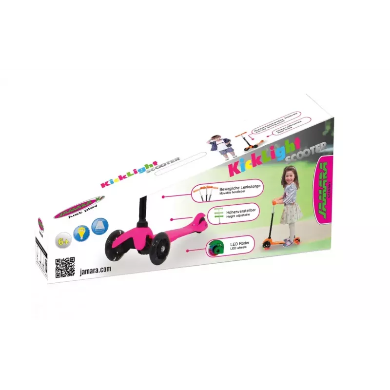 Triciclo Jamara 460497 preto rosa