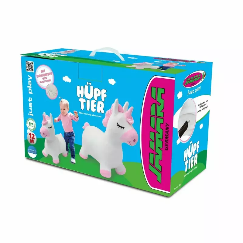 Brinquedo insuflável Jamara 466002 animais rosa branco 1 ano