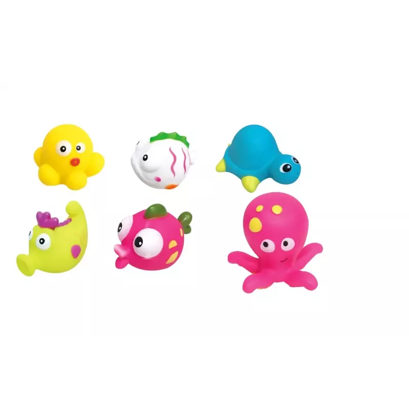 Brinquedo de banho Jamara criaturas marinhas várias cores para meninos e meninas