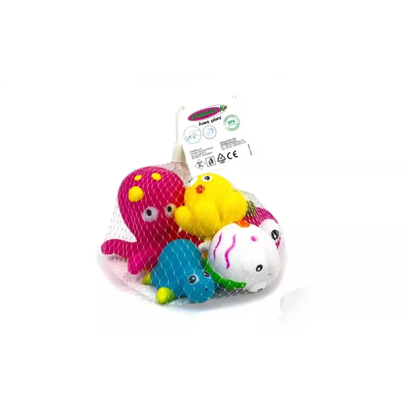 Brinquedo de banho Jamara criaturas marinhas várias cores para meninos e meninas