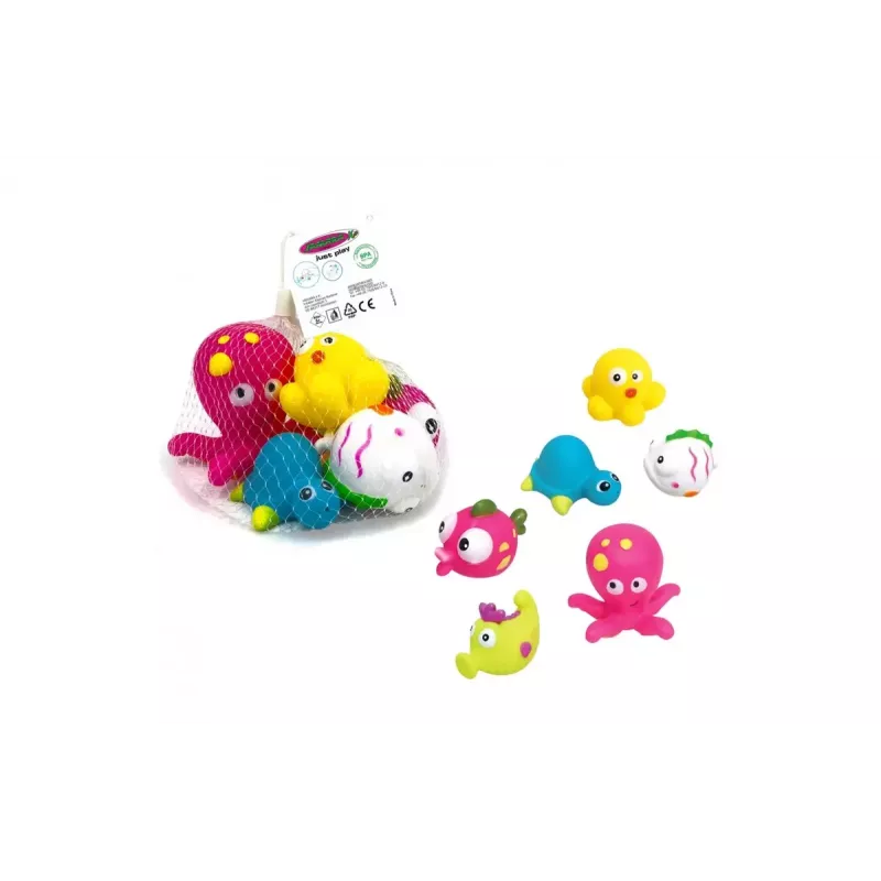 Brinquedo de banho Jamara criaturas marinhas várias cores para meninos e meninas