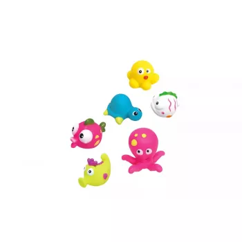 Brinquedo de banho Jamara criaturas marinhas várias cores para meninos e meninas