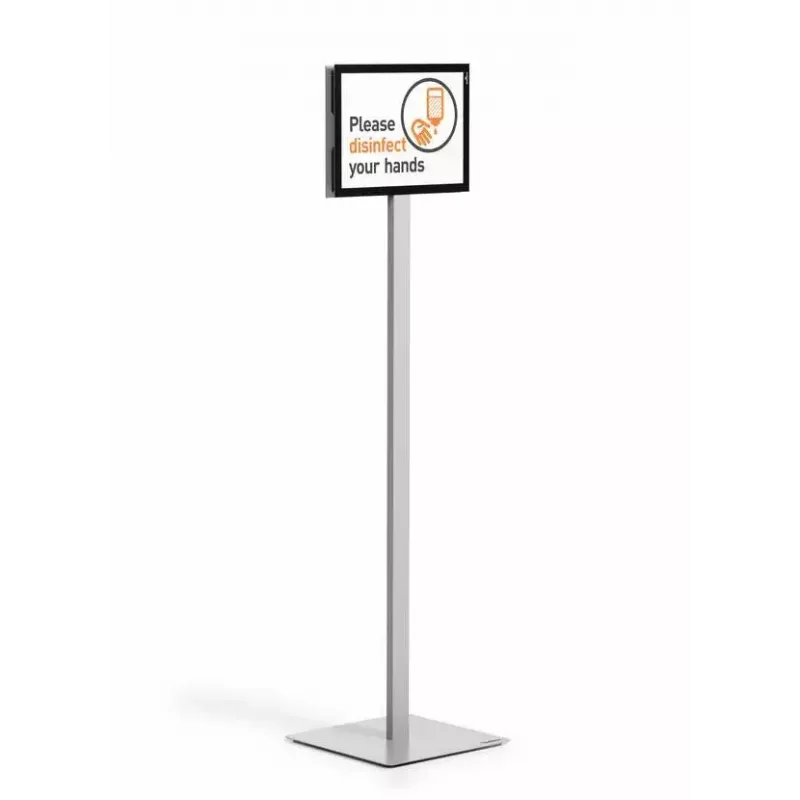 Expositor de informação Durable INFO STAND BASIC A4 metal plástico cinzento