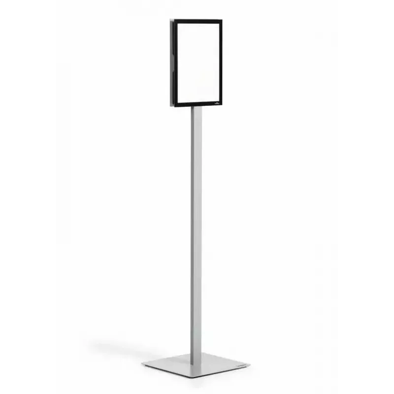 Expositor de informação Durable INFO STAND BASIC A4 metal plástico cinzento