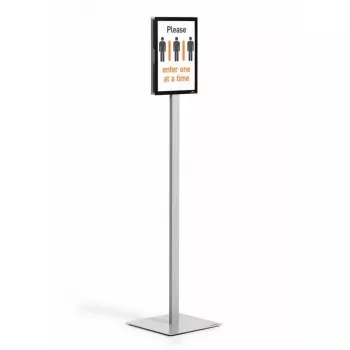 Expositor de informação Durable INFO STAND BASIC A4 metal plástico cinzento