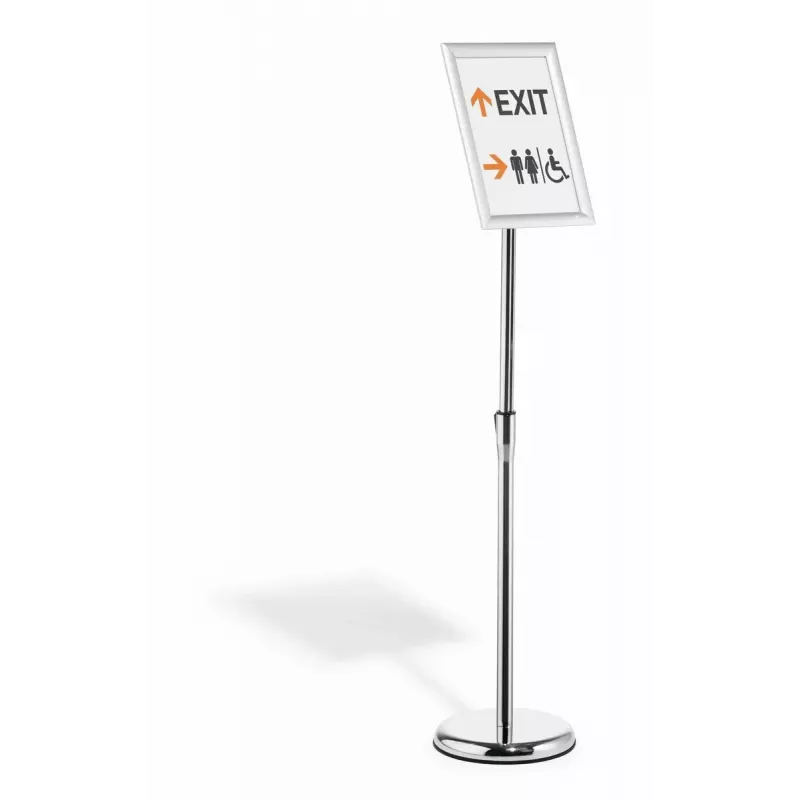 Expositor de informação Durable 479823 A4 alumínio plástico aço 1205 mm