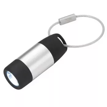 Lanterna de chaveiro TROIKA ECO CHARGE preta cinzenta LED USB