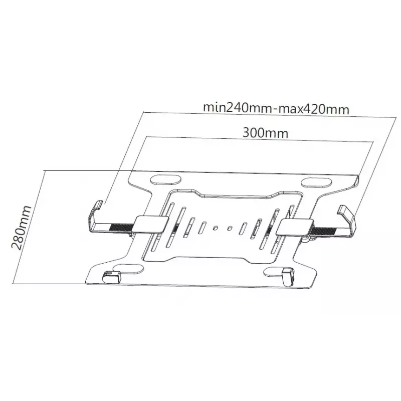 Suporte para portátil Equip para 10 polegadas–15,6 polegadas