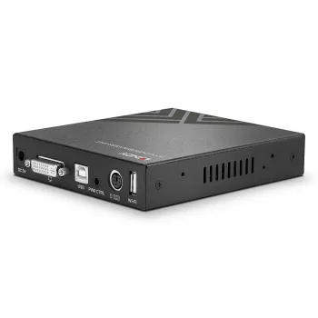 Lindy KVM over IP Access DVI-I, USB e PS/2, com fios, 1920 x 1200 píxeis, metal, CE, UKCA, FCC, CP65, DVI-I, 5 V