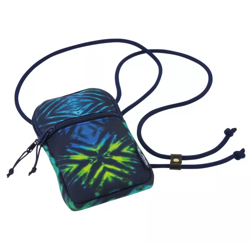 Bolsa Herlitz New Batik para telemóvel universal Preto Azul Verde