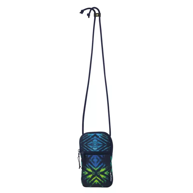 Bolsa Herlitz New Batik para telemóvel universal Preto Azul Verde